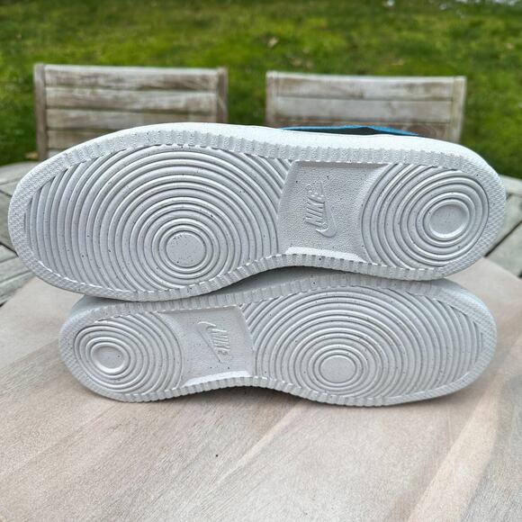 Nike Court Vision Lo NN Mens Size 9 Sneaker Black Laser Blue DH2987-005 New - Picture 9 of 11